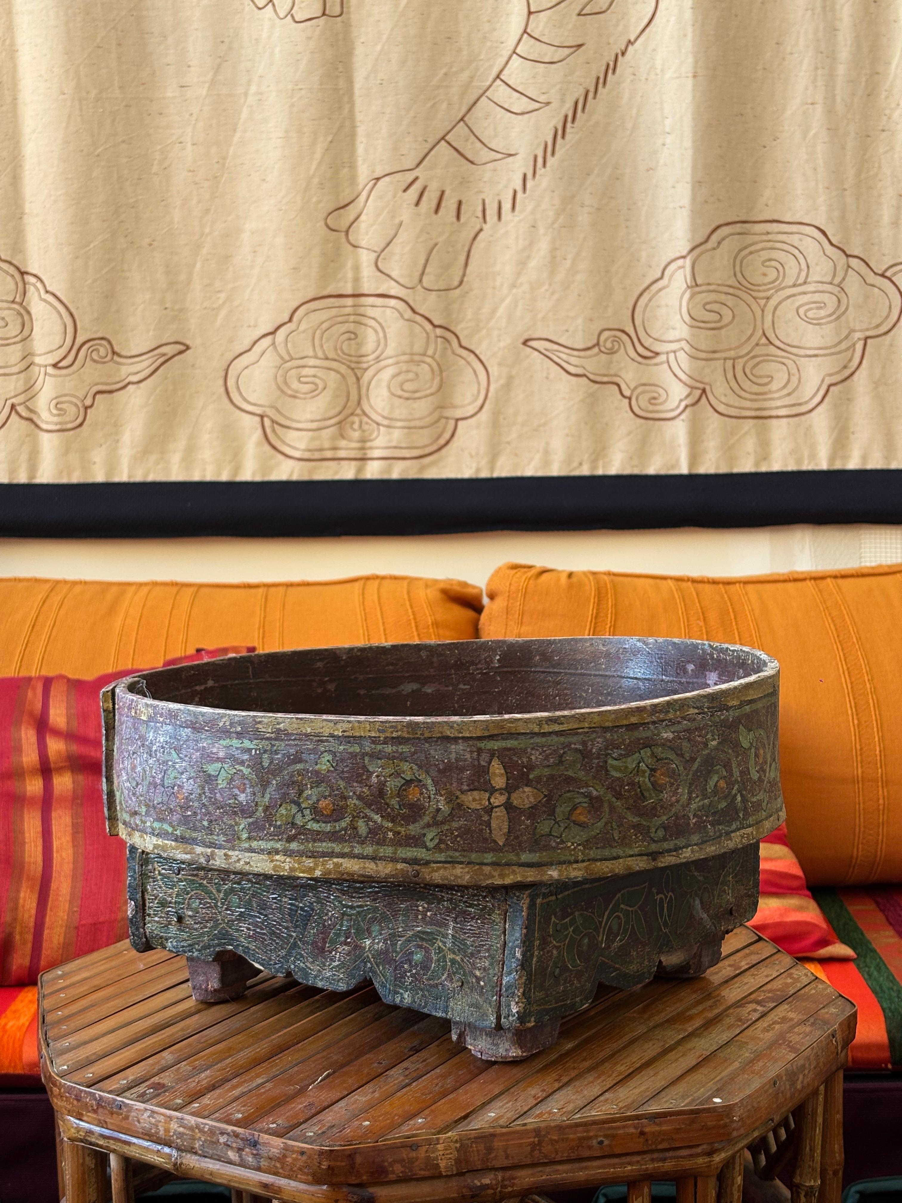 Decorated Indian vessel
