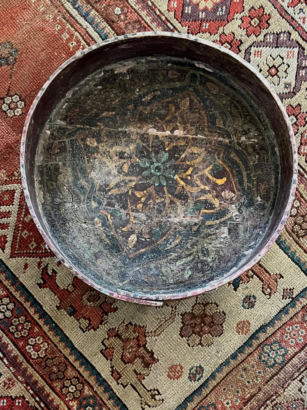 Decorated Indian vessel