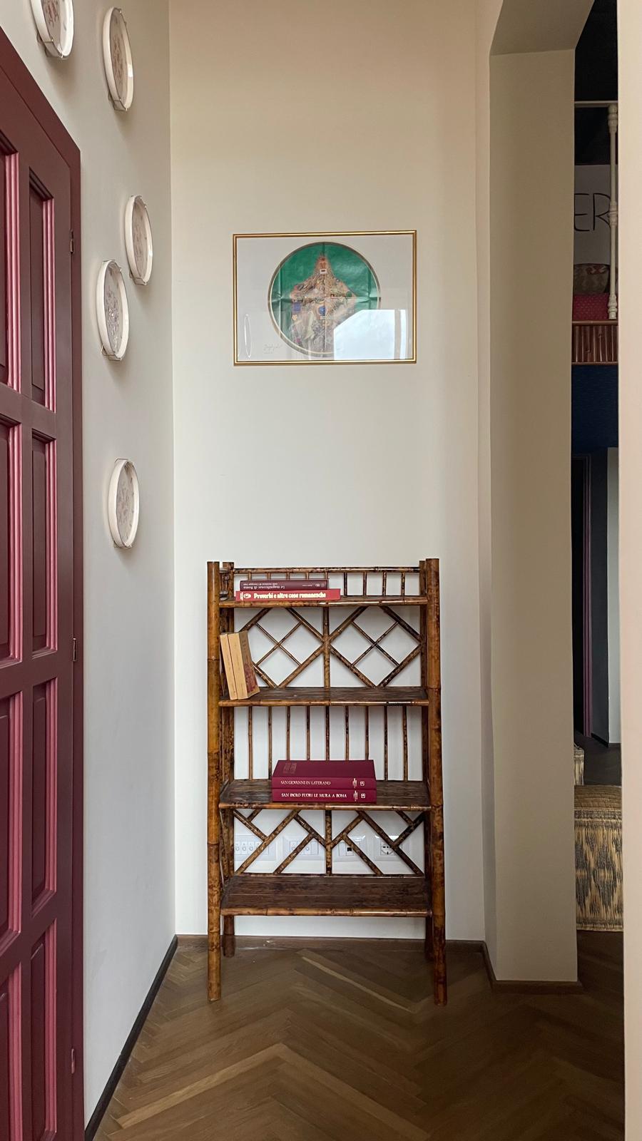 Bamboo bookcase, late 60s