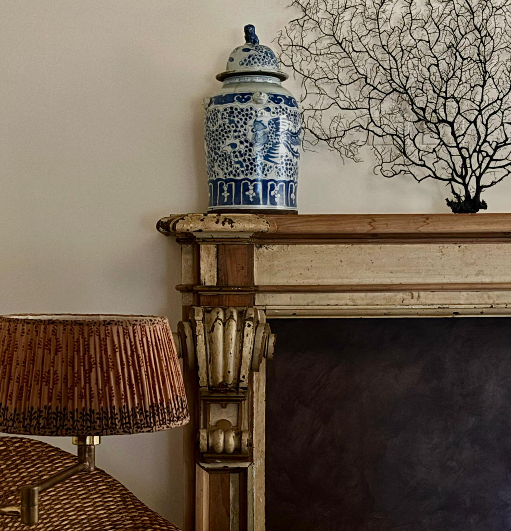 Blue and White Phoenix Porcelain Ginger Jar