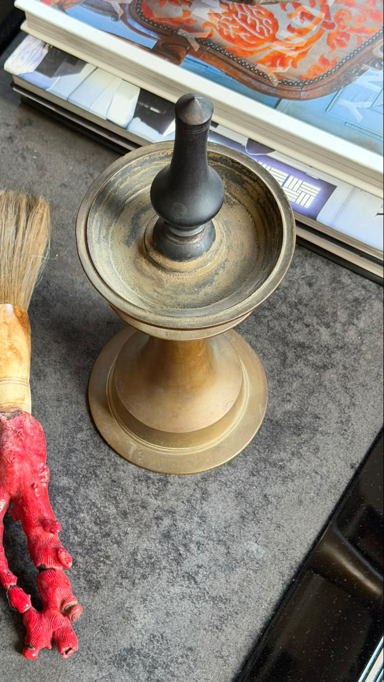 Indian Brass Oil Lamp