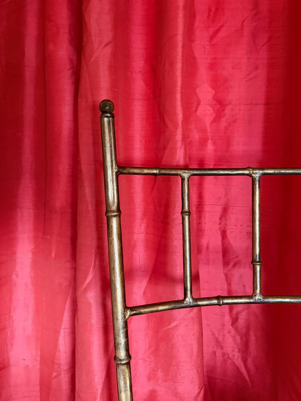 Sculptural Faux Bamboo Chair